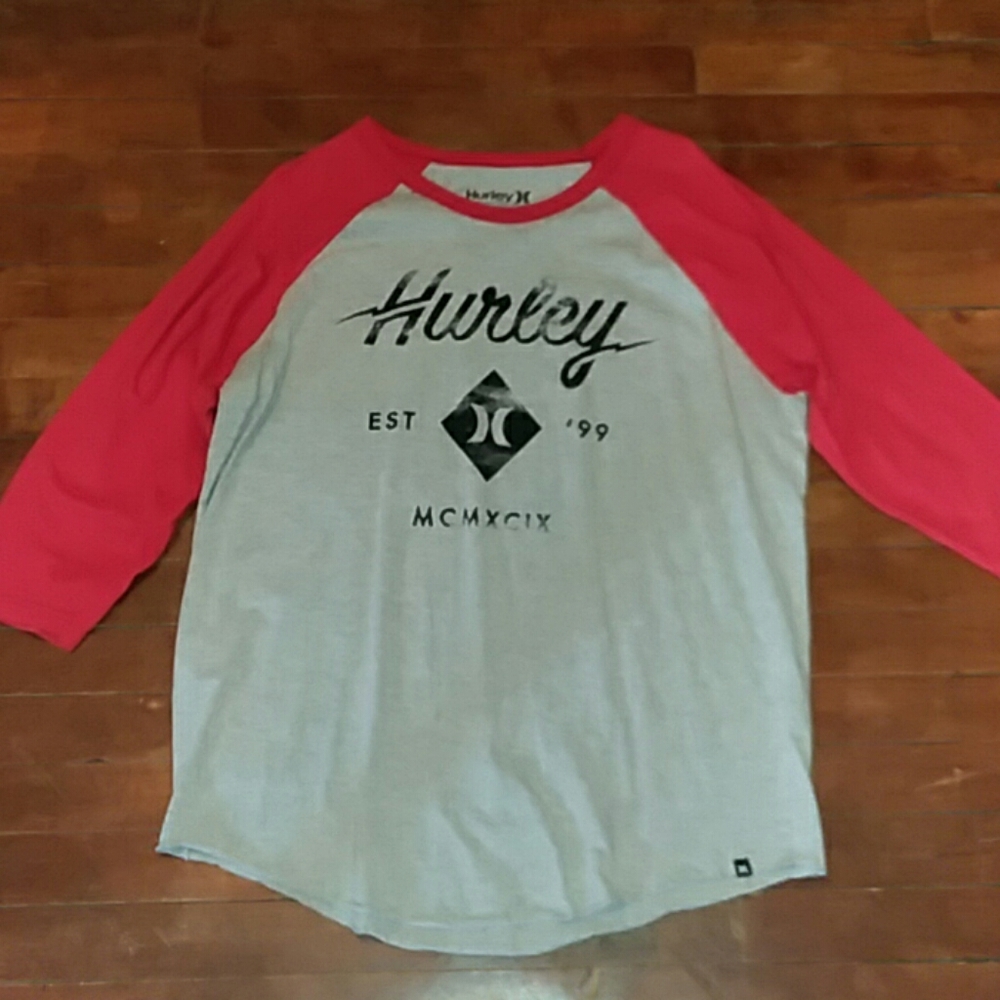 Hurley mens XL long sleeve shirt